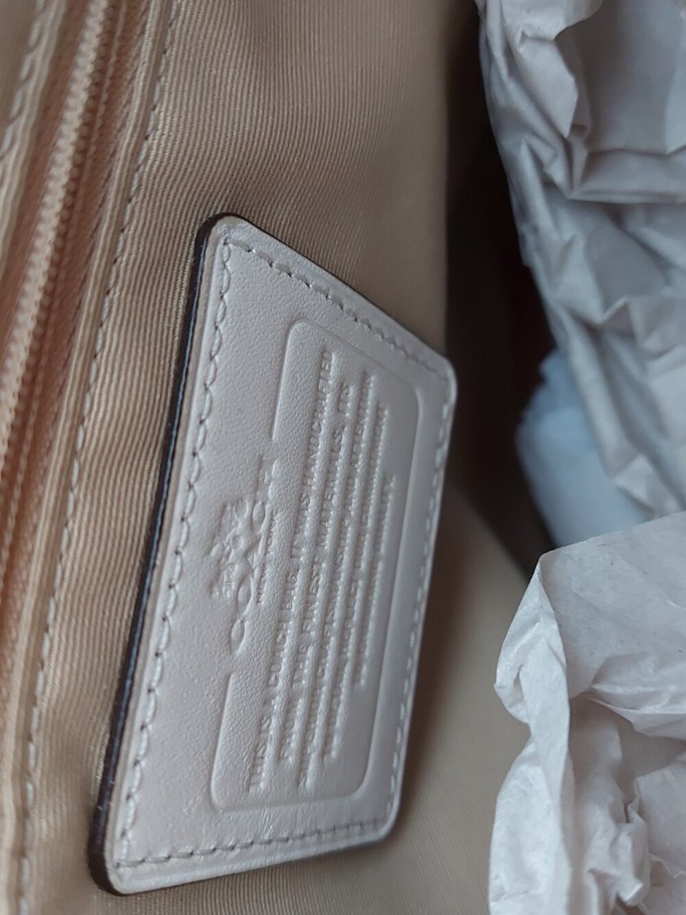 Coach F29210 Crossbody Beige Bag - Picture 4 of 4